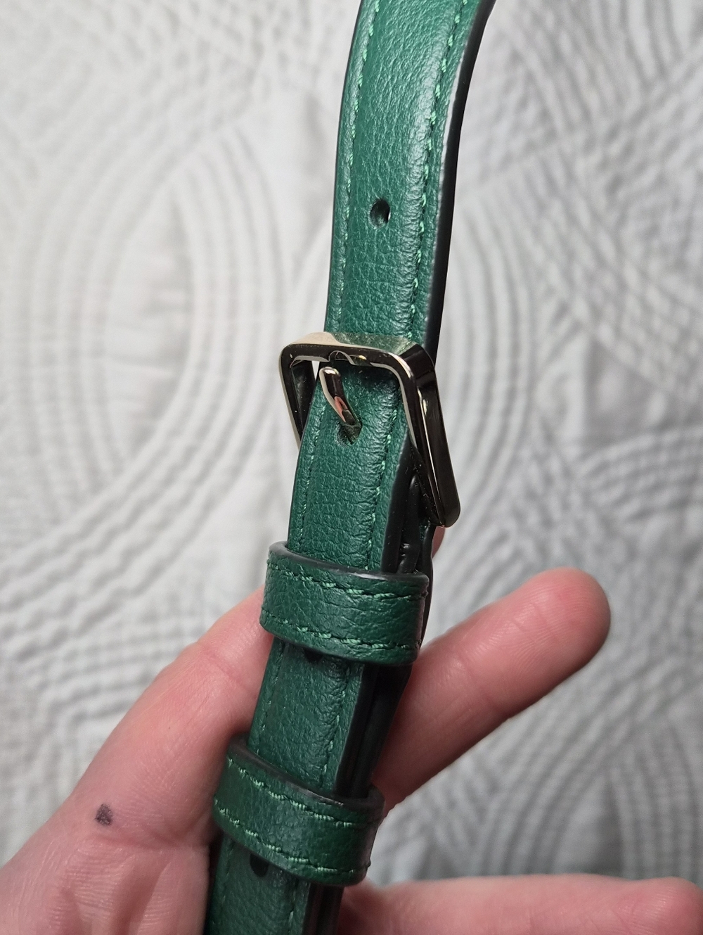 EUC Kate Spade New York Blake Saddle Bag Deep Jade (Green) - Picture 7 of 13